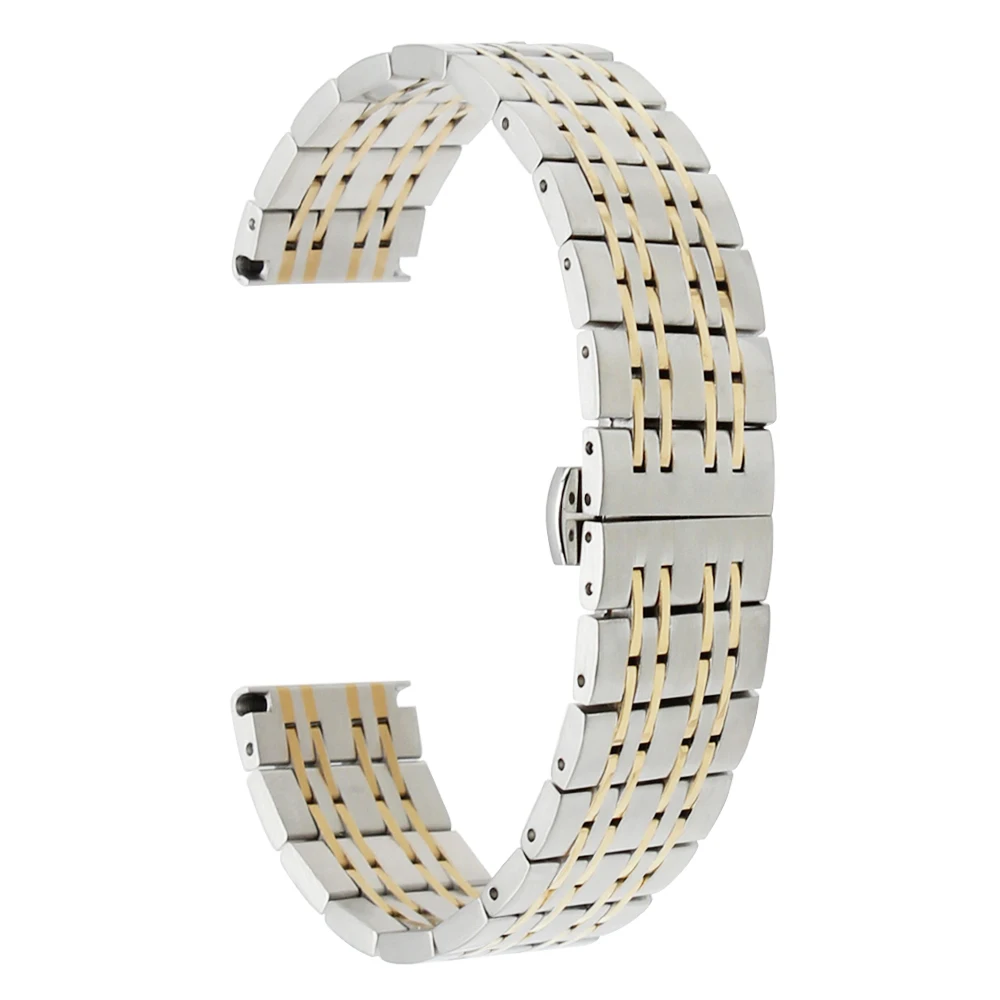 Ремешок из нержавеющей стали для наручных часов Samsung Gear 2 браслет с
