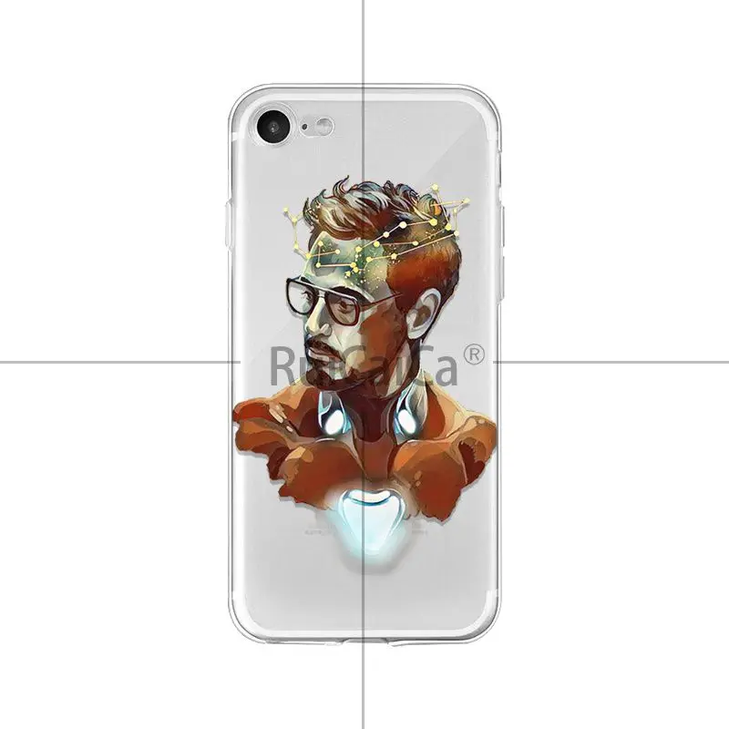 Ruicaica Iron Man Marvel Avengers Newly Arrived Transparent Cell Phone Case for iPhone 5 5Sx 6 7 7plus 8 8Plus X XS MAX XR | Мобильные