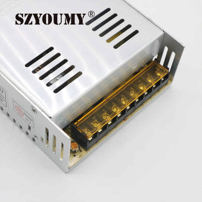 SZYOUMY 5 шт. 360 Вт DC 12 В 30A Регулируемый импульсный источник питания для 5050 3528 RGB полосы