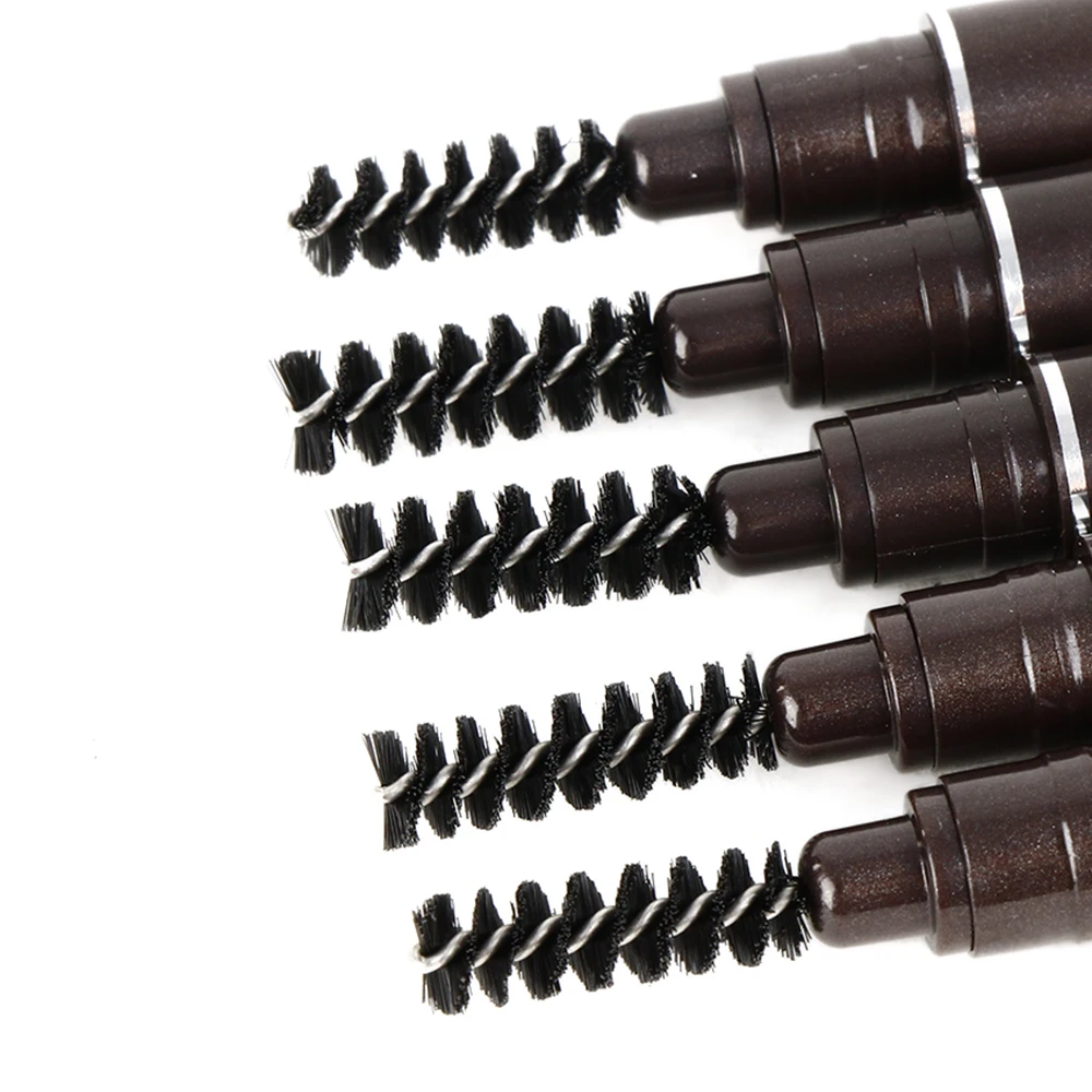 1 шт. автоматическая ручка-карандаш для бровей с двумя концами водостойкая