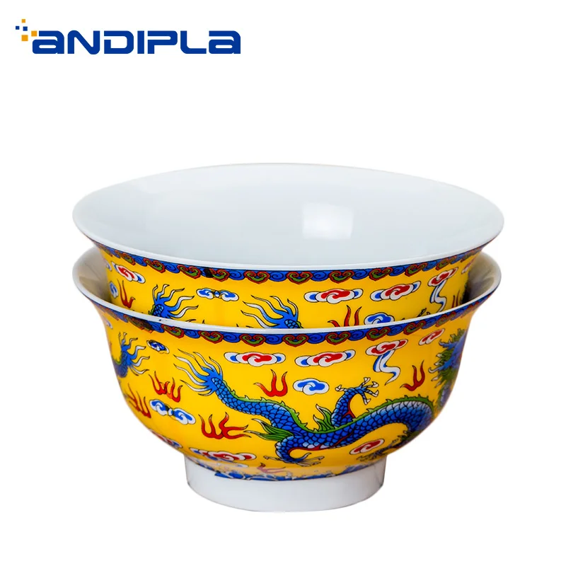 4 5 дюймовая миска для рамен керамическая фарфоровая с рисунком дракона риса