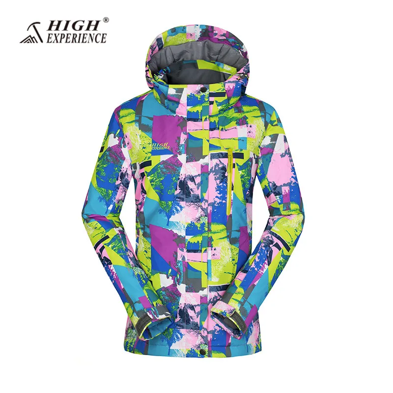 yellow print Сноуборд лыжикуртка женская зимняя горнолыжная куртка женская лыжная куртка горные лыжи зимняя куртка для женщин куртка зимняя женская куртка горнолыжная сноубордическая куртка сноубординг куртка горнолыжная женская - Цвет: yellow print