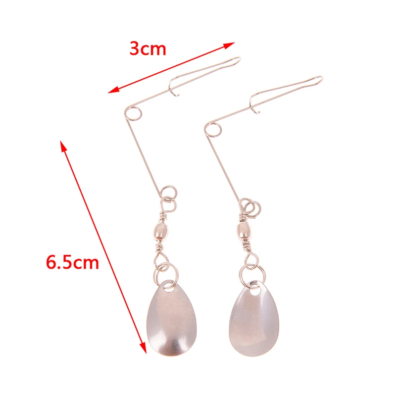 10 шт./лот металлические ложки Спиннер приманка имитация приманки аксессуары