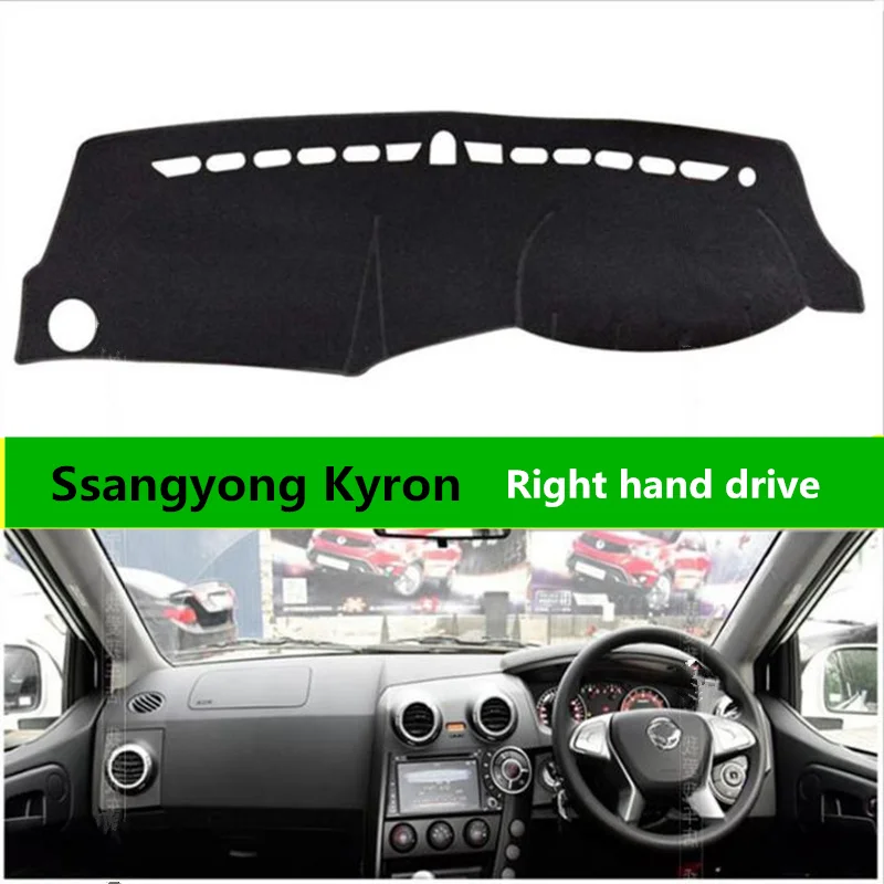 TAIJS Защитная крышка для приборной панели автомобиля с правым приводом Ssangyong Kyron