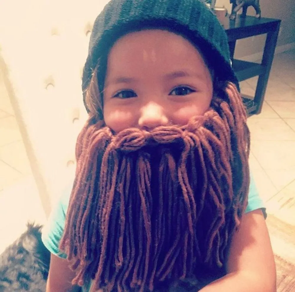 Забавные зимние теплые шапки ручной работы для женщин мужчин и детей шерстяные