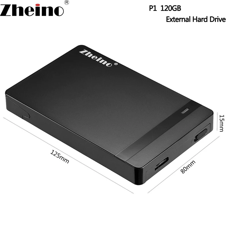 Zheino P1 USB 3 0 120 ГБ Портативный SSD Внешний жёсткий диск 2 5 дюймов SATA3 жесткий для