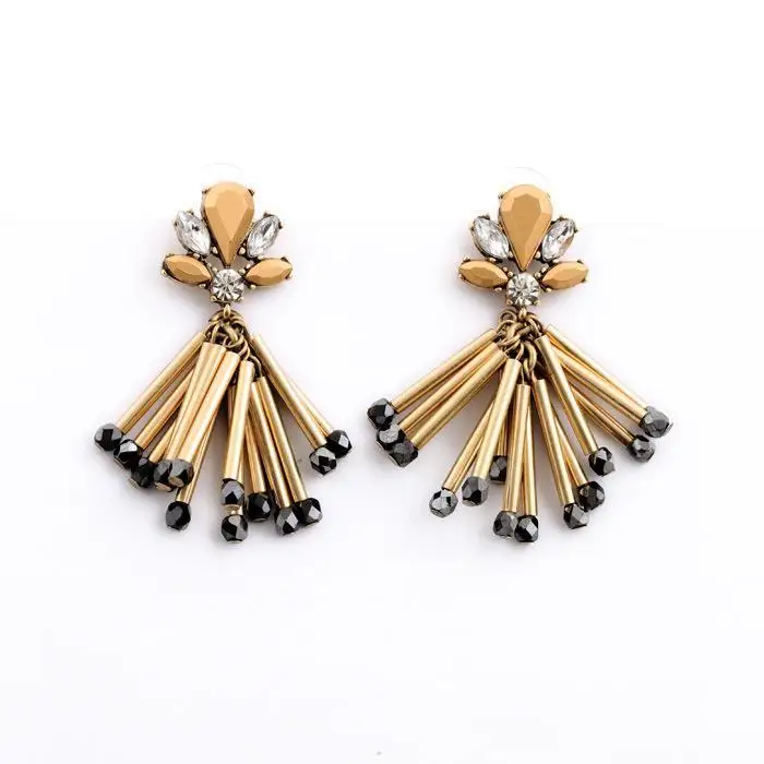 db5014 match stick chic street style Woman Fashion Jewelry designer uxury brand Candy Sparkle statement earrings |