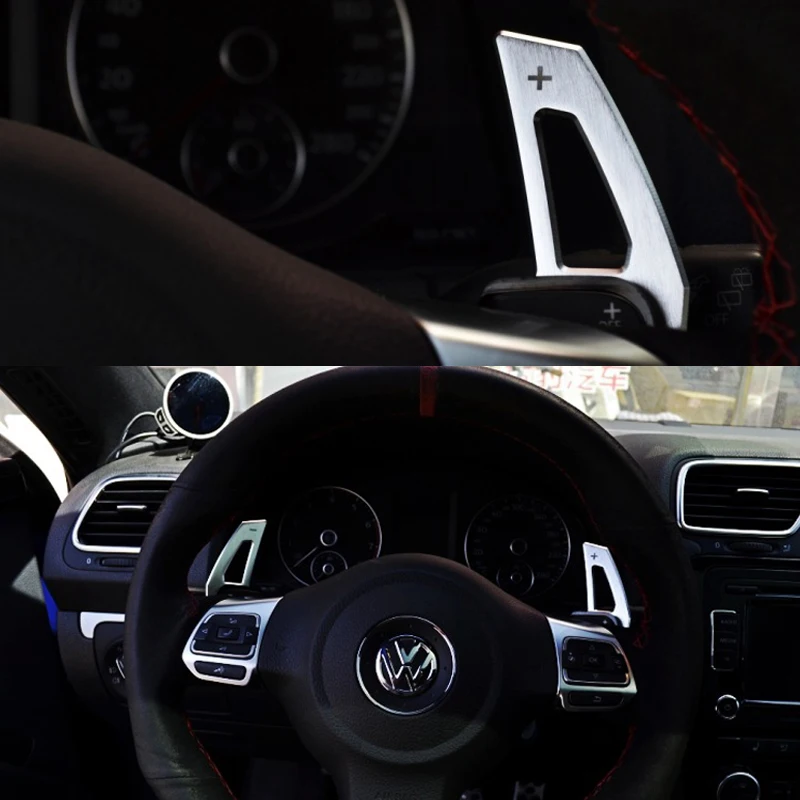 Aluninium сплав рулевое колесо сдвиг весло DSG весло расширение для VW Tiguan Golf 6 MK6 Jetta GTI R20 R36 CC Scirocco EOS