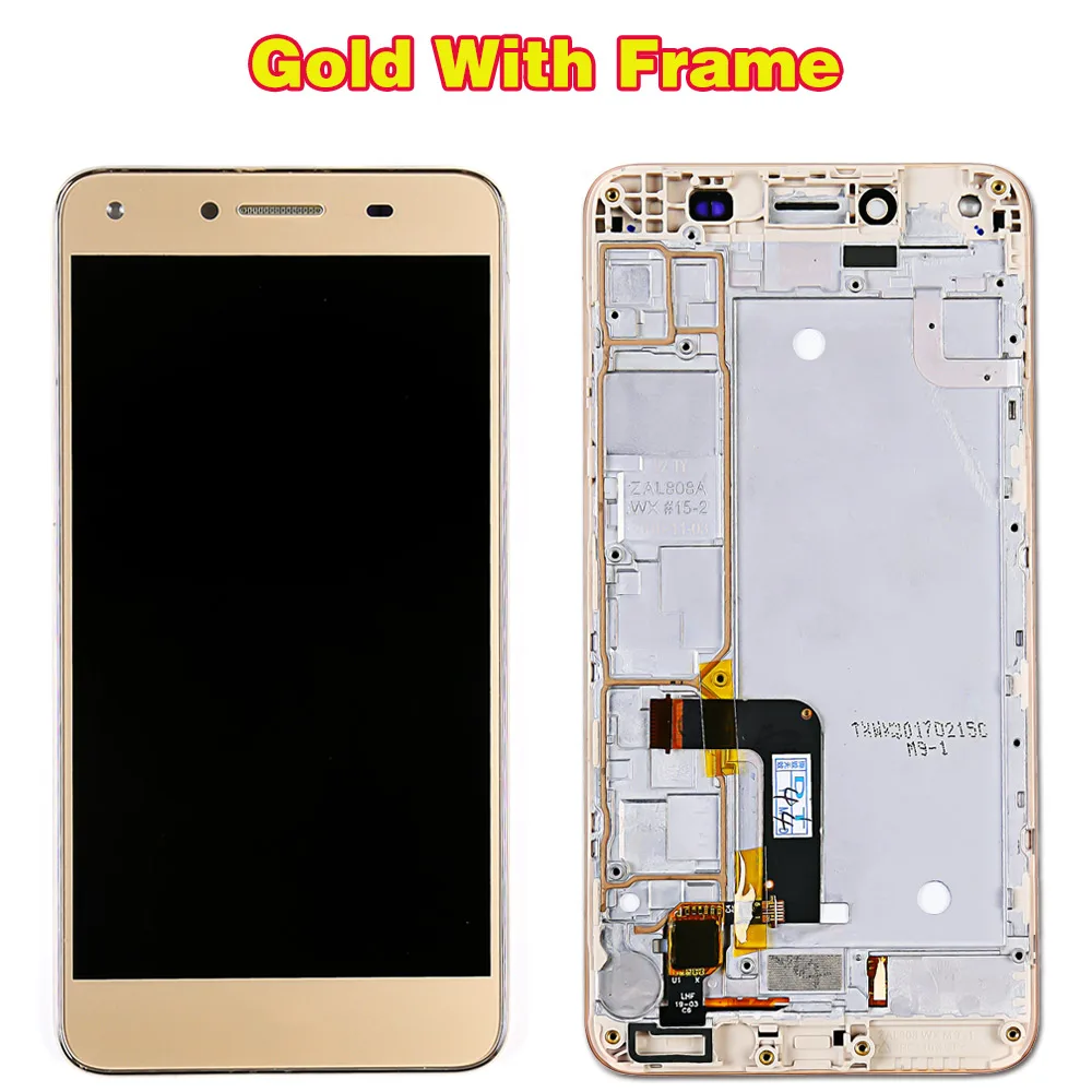 Тестирование 5,0 дюймов Сенсорный экран для huawei Y5 II Y5II CUN-L23 CUN-L03 CUN-L33 CUN-L21 ЖК-дисплей Дисплей дигитайзер сборка Рамка