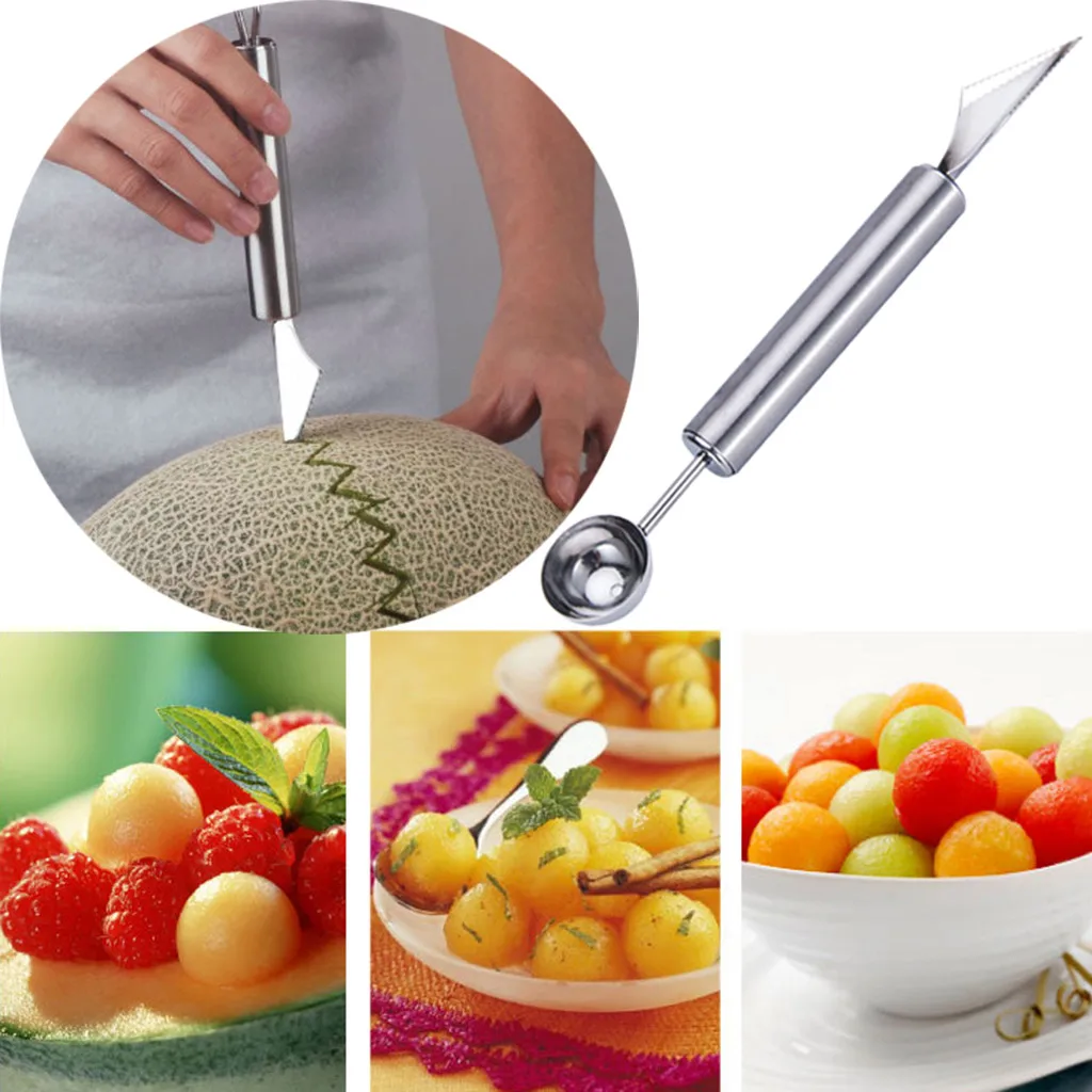 Кухонная утварь мороженое фруктовая ложка столовые приборы из нержавеющей стали