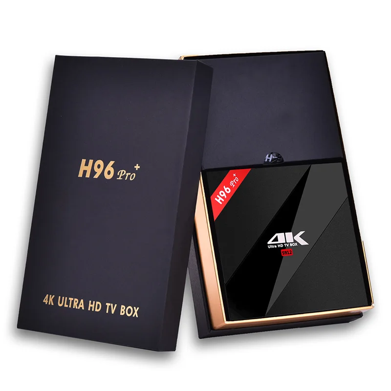 H96 Pro + HDMI Smart Android Tv Box 7 1 Amlogic S912 RAM 2 Гб 3 ГБ ROM 16 1000 м LAN Bluetooth 4 4K медиаплеер