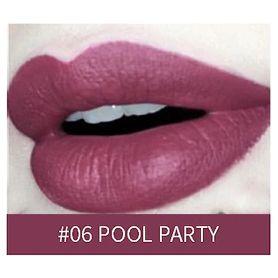 POOL PARTY Miaool, матовые нюдовые помады, бархатный блеск для губ, красивая губная помада Bullet power, 8 цветов, водостойкий набор для макияжа - Цвет: POOL PARTY