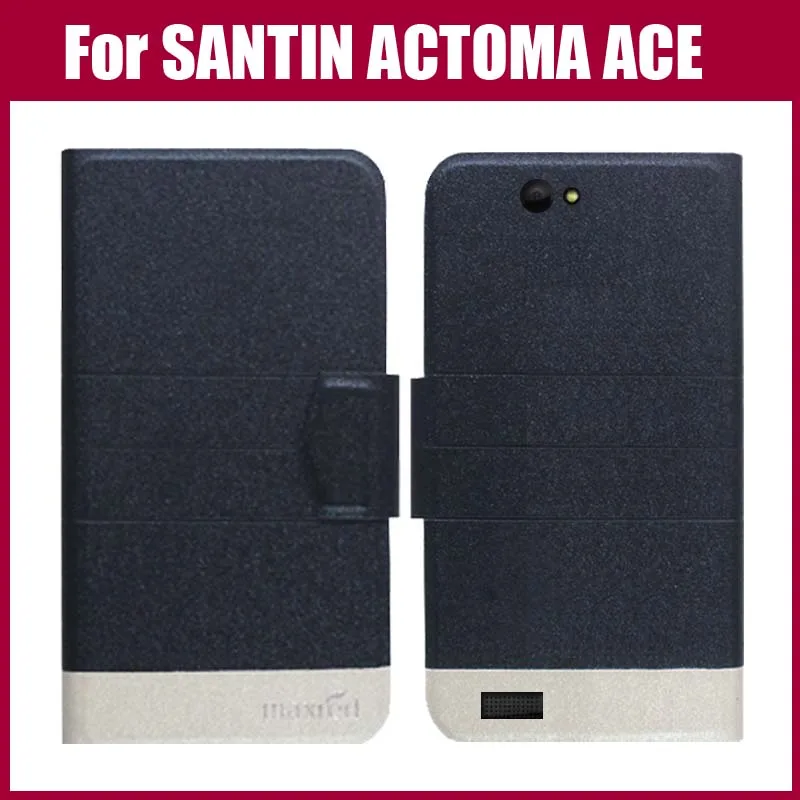 Hot Sale! SANTIN ACTOMA ACE Case 5 Colors Fashion Luxury Ultra-thin Leather Protective Cover For | Мобильные телефоны и