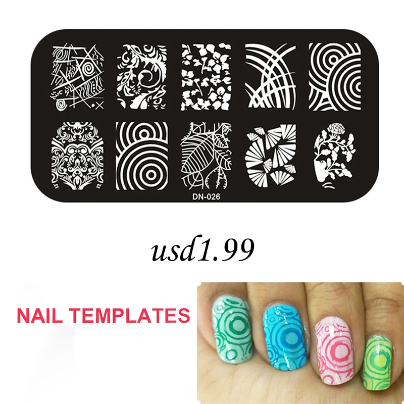 Гель Len ногтей штамповки пластины изображения Марки 1 Сталь Таблички высокое