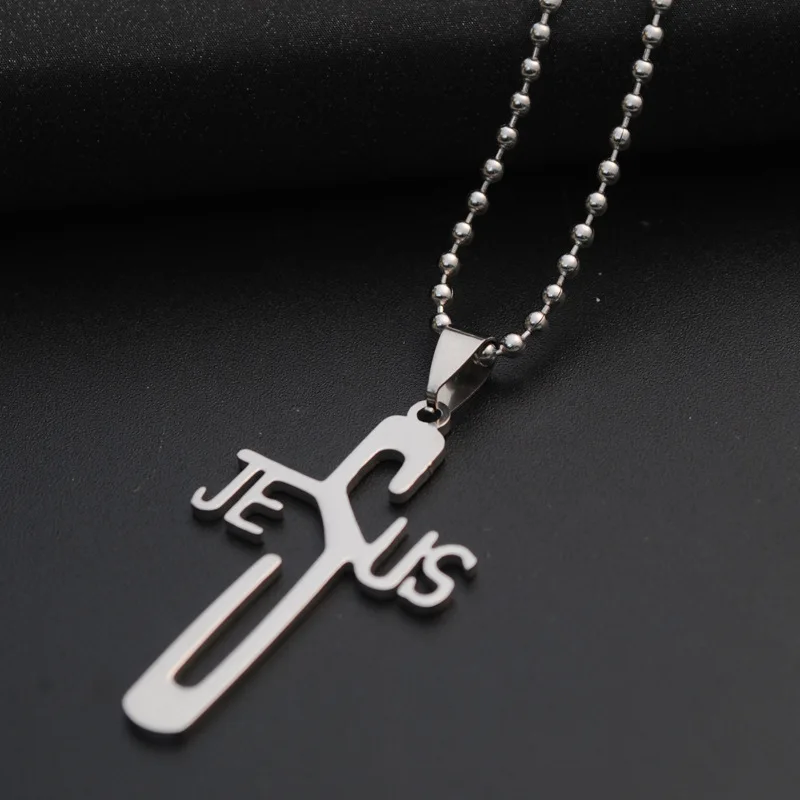 Подвеска из нержавеющей стали 1 шт. серебряное ожерелье с подвеской в виде