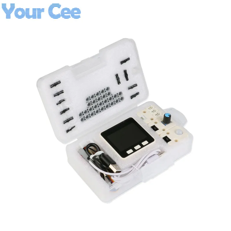 M5GO IoT стартовый комплект ESP32 для Arduino/микропитона Программирование разработки ИК микрофон 550 мАч батарея M5Stack ZK5