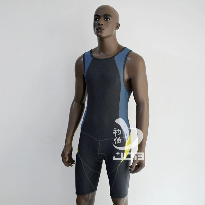 Job мужчины Триатлон Pro Велоспорт Джерси без рукавов Skinsuit цельный гоночный