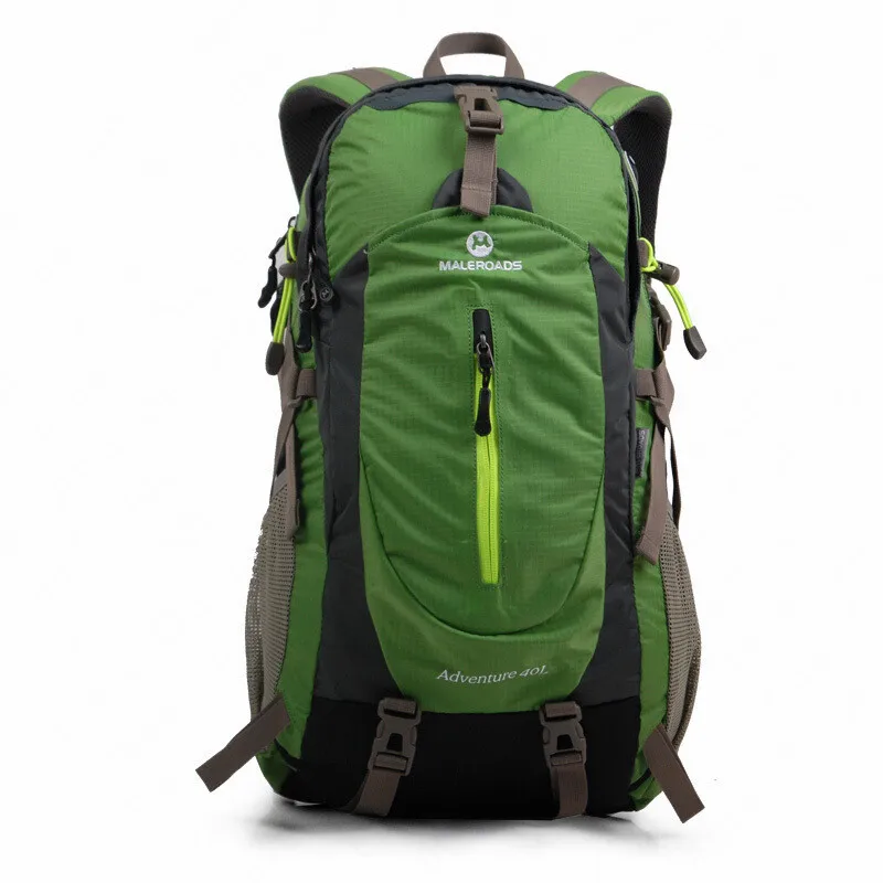Maleroads 40L рюкзаки для альпинизма, походные рюкзаки, водонепроницаемые спортивные рюкзаки с дождевиком, дышащие спортивные сумки