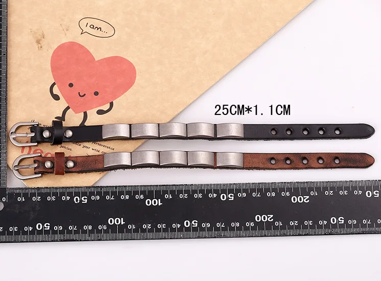 Браслет в стиле бохо мужской цыганский хип хоп хиппи панк коричневый черный из