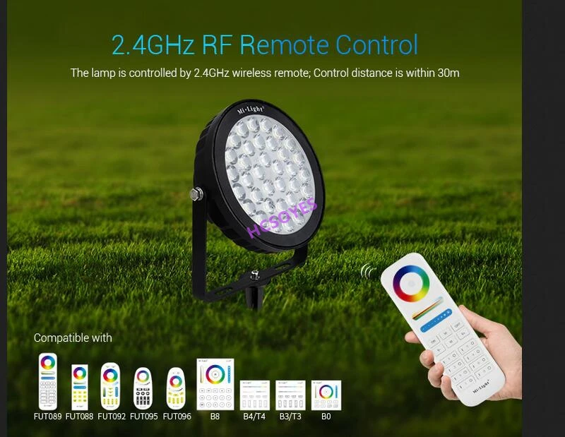 Milight FUTC04 6 Вт/FUTC05 25 Вт RGB+ CCT умный светодиодный светильник для сада AC 100 В~ 220 В для наружного зеленого пространства/парка/дороги/украшения