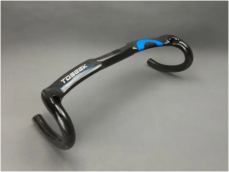 TOSEEK 7 цветов глянцевое углеродное волокно руль для шоссейного велосипеда