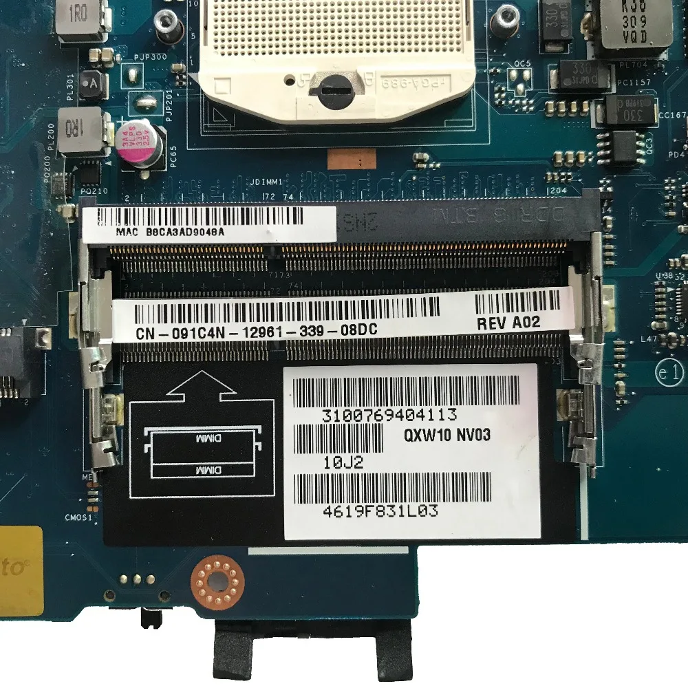 SZWXZY отлично подходит для материнской платы ноутбука Dell E5530 DDR3 CN 091C4N 91C4N QXW10 LA 7902P REV: