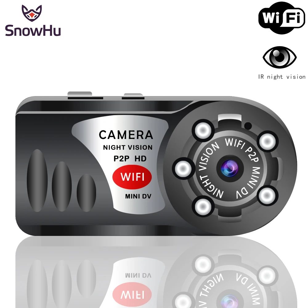 Snowhu ночное видение мини камера Q7 Мини Wi Fi видео 720 P Беспроводной IP видеокамеры