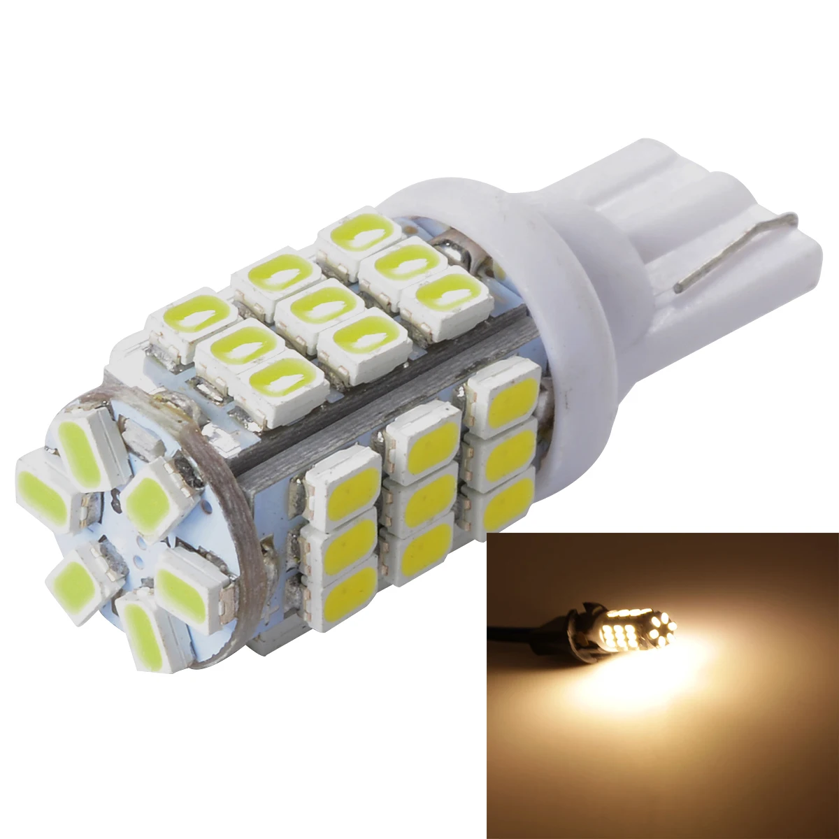 Высокое качество 10 шт./лот 12В 42SMD 1210 Автомобильные светодиодные лампы интерьерные