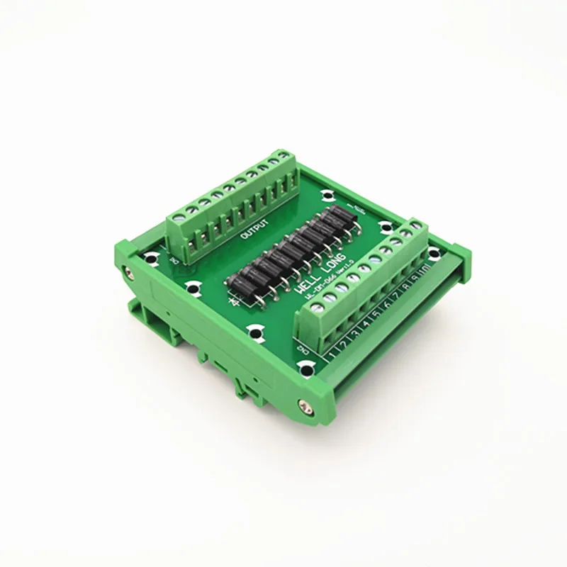 Диодная Защитная Клеммная колодка на DIN рейку IN5408 3A/1000V|Клеммные колодки| |