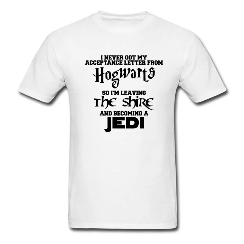 Hogwarts Властелин колец джедай Звездные войны Мужская harajuku футболка Хоббит мужская
