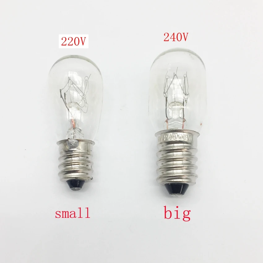 Детали бытовой швейной машины Blubs1.5W/220 V и 1,5 w/240 V Универсальный винт на швейной машине светильник лампа