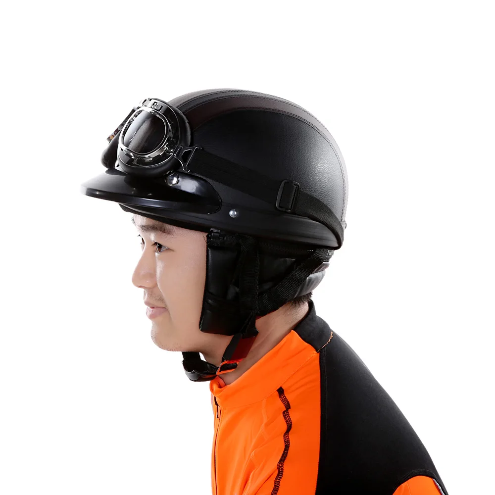 Мотоциклетный шлем KKmoon из синтетической кожи с козырьком|motocross helmet|motorcycle helmethelmet
