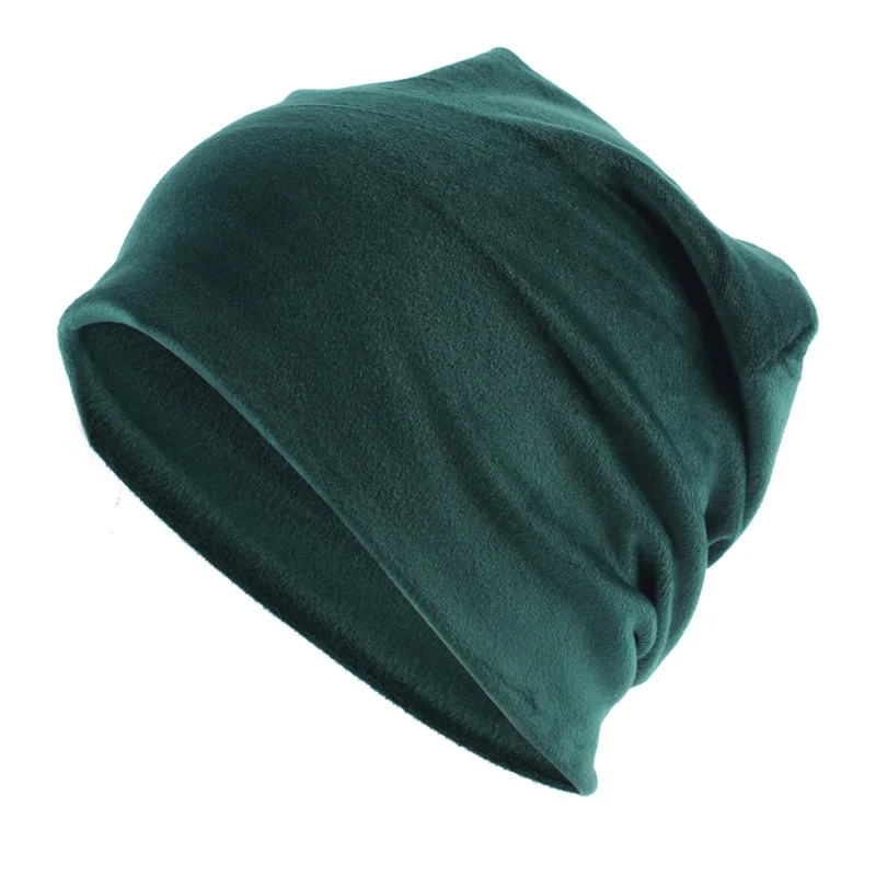 Green Geebro, Женская велюровая шапка, зимняя, полиэфирная, мягкая, теплая, громоздкая, шапочка для женщин, дам, бархатная, балавака, шапки - Цвет: Green