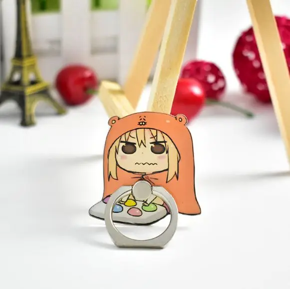 1 шт. Kawaii Himouto Umaru-chan палец кольцо держатель мобильного телефона телефон стенд кольцо стент фигурка игрушка