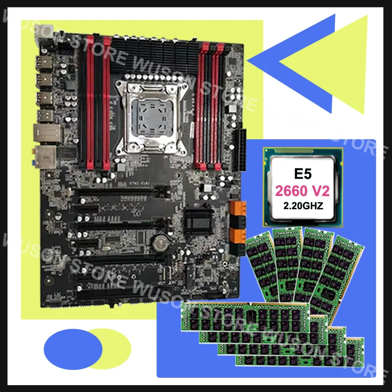 Купить компьютерное аппаратное обеспечение Runing Super X79 материнская плата max 8*16G 1866