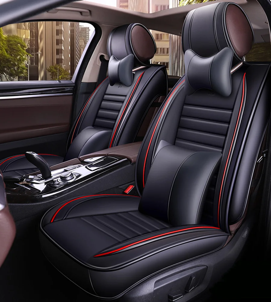 Передний+ задний) кожаные чехлы на сиденья для Mazda CX-9 cx9 demio familia premacy дань 6 gg gh gj 2010 2009 2008 2007