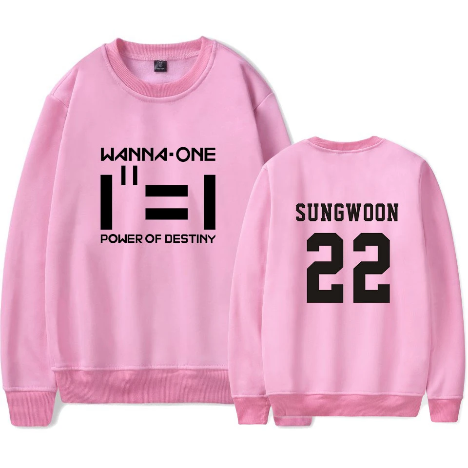 Мужская толстовка с надписью Wanna One Album модная Want Unisex Girl wenfant мужская одежда