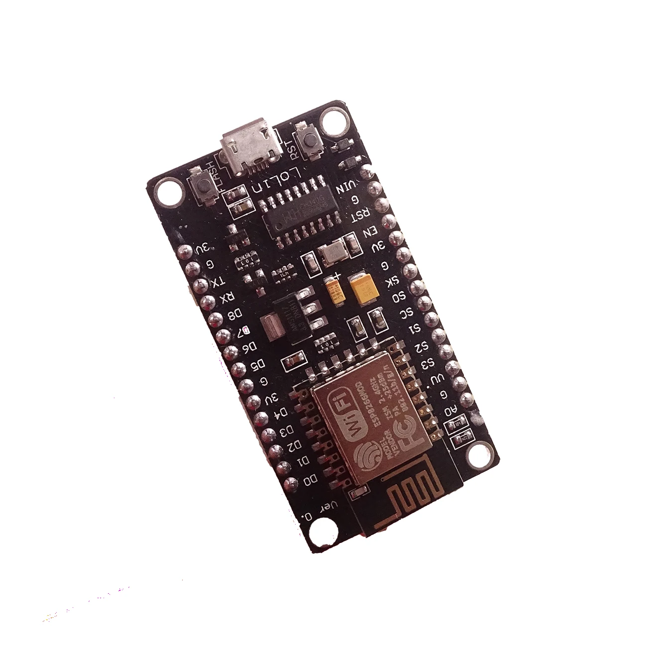 50 шт. NodeMcu v3 Lua WiFi Интернет вещей макетная плата ESP8266 с антенной pcb и usb-портом ESP-12E CH340