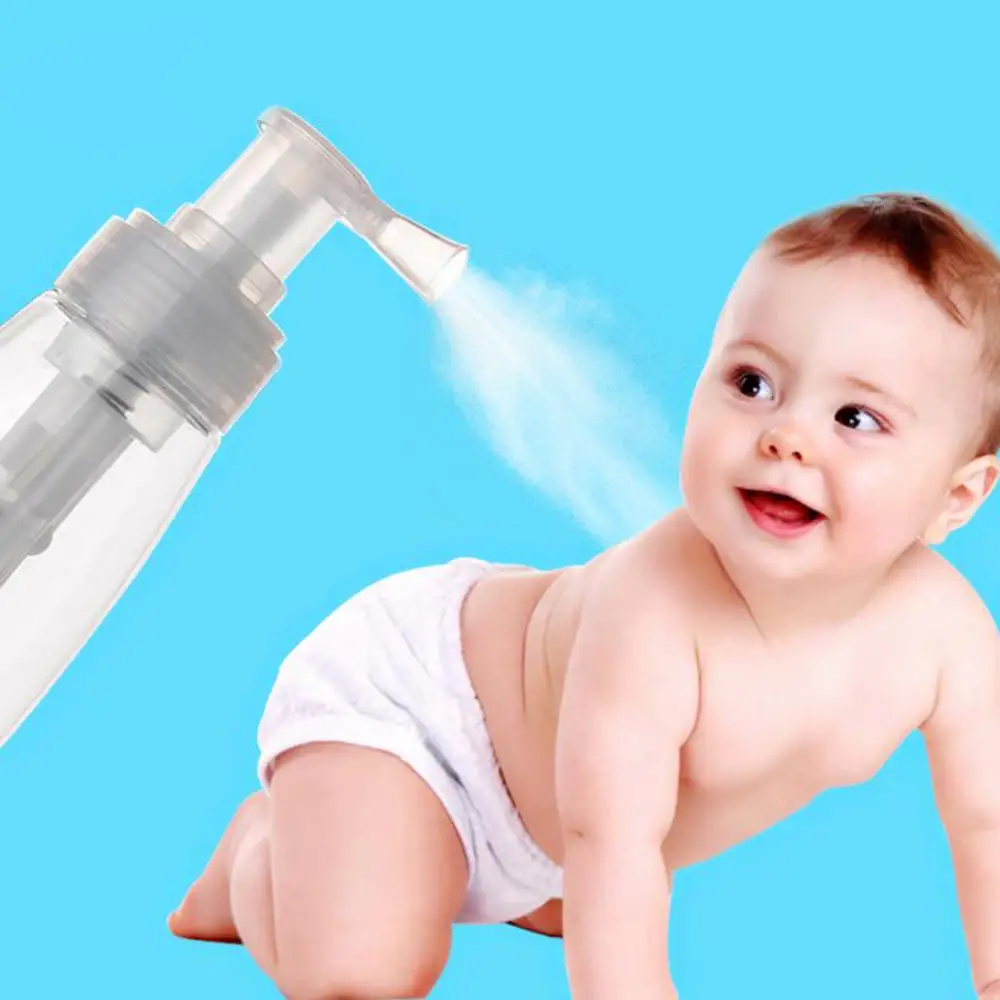 Съемная прозрачная дорожная бутылка-спрей для пудры 180 мл прозрачные