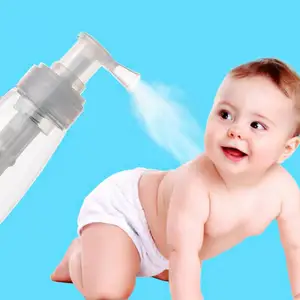 Съемная прозрачная дорожная бутылка-спрей для пудры, 180 мл, прозрачные косметические бутылки, Переносной Контейнер для распылителя макияжа