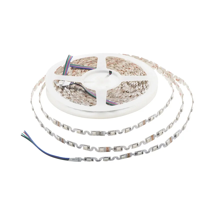SZYOUMY RGB Светодиодные полосы S форма 5050 SMD 5 м 300 светодиоды гирлянда DC 12 В светодиод