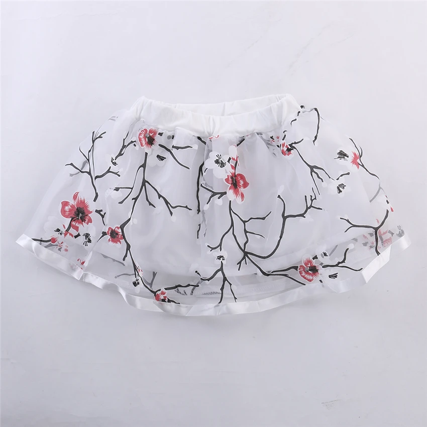 New year costumes for kids clothes girls set 2pcs Baby Party Shirt Top+Tulle Princess Floral Skirt children clothing sets | Детская