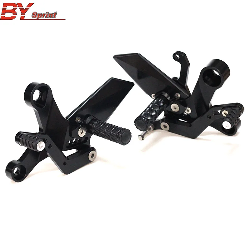 Black MT-09 Мотоцикл с ЧПУ аксессуары регулируемая коробка передач заднего Комплект ножная педаль Набор для YAMAHA MT09 mt09 2013- высокое качество - Цвет: Black