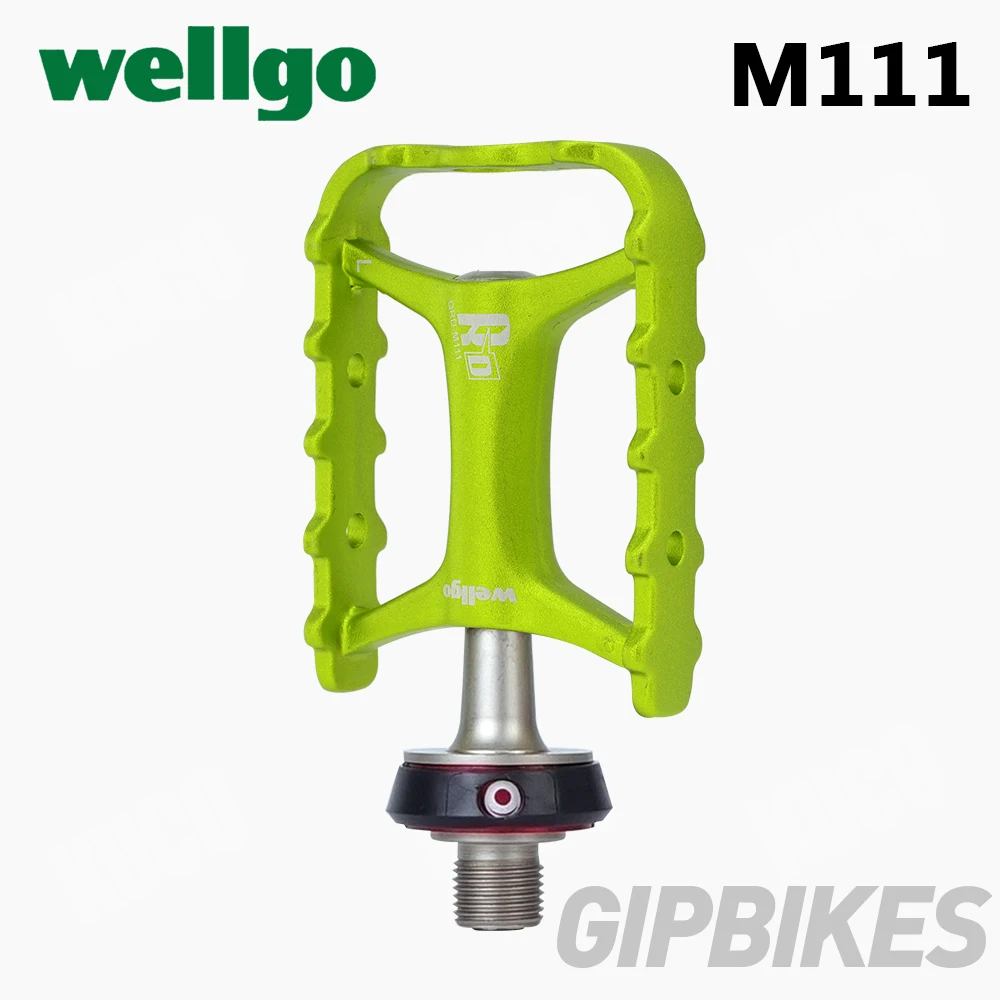 Wellgo M111 Quick Release Non-quick Bicycle Pedals Road Bike Ultralight Pedal MTB Cycling Locked-On Bearing | Спорт и развлечения