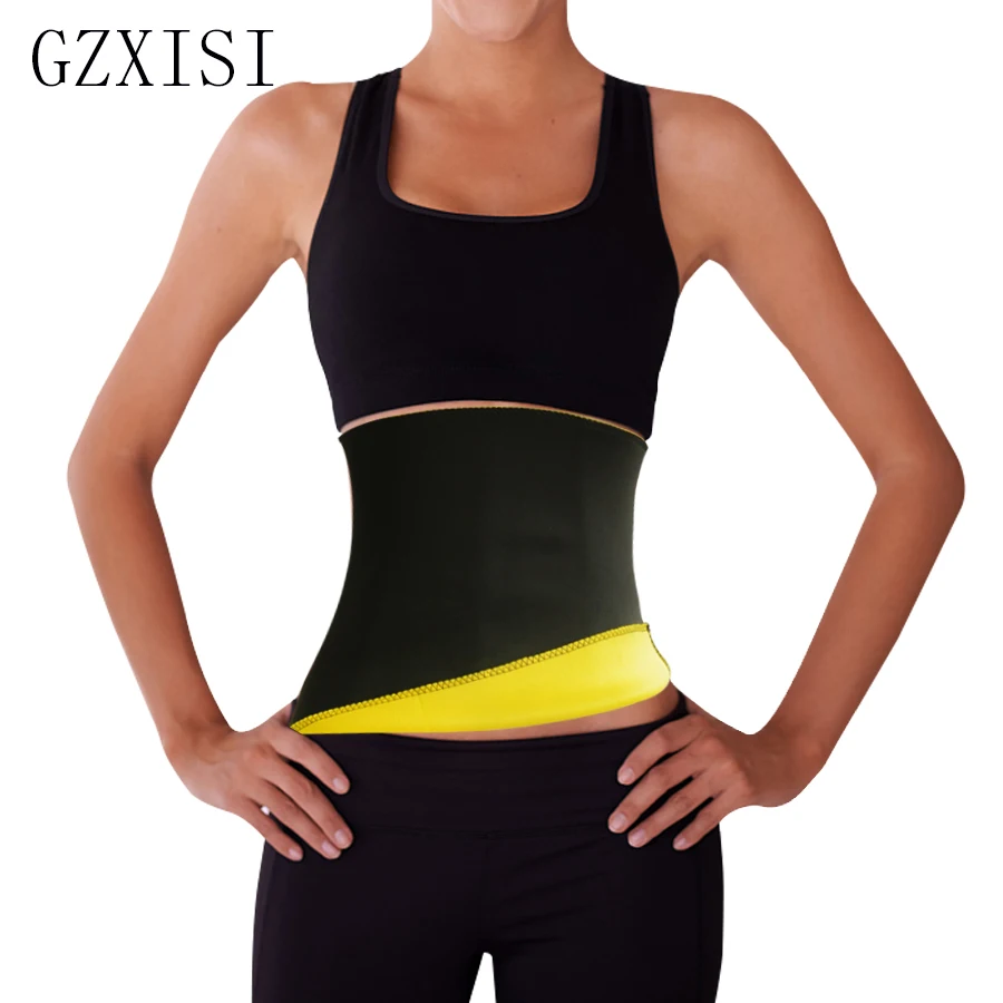 

Sweat Neoprene Black Waist Cincher Fit Sweat Body Shaper Belts Slimming Weight Loss Waist Trainer Belt for Women Plus Size