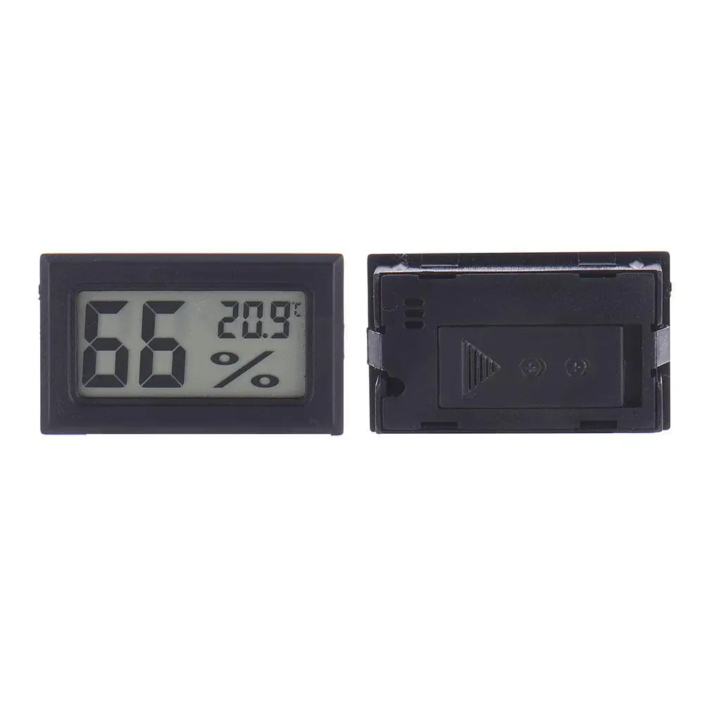 1PCS Wireless LCD Digital Indoor Thermometer Hygrometer Mini Temperature Humidity Meter Black White J3 | Инструменты