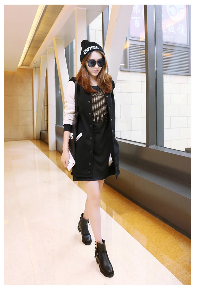 Женская мода Сапоги Боковой Молнии Лодыжки сапоги Заклепки обувь женская на