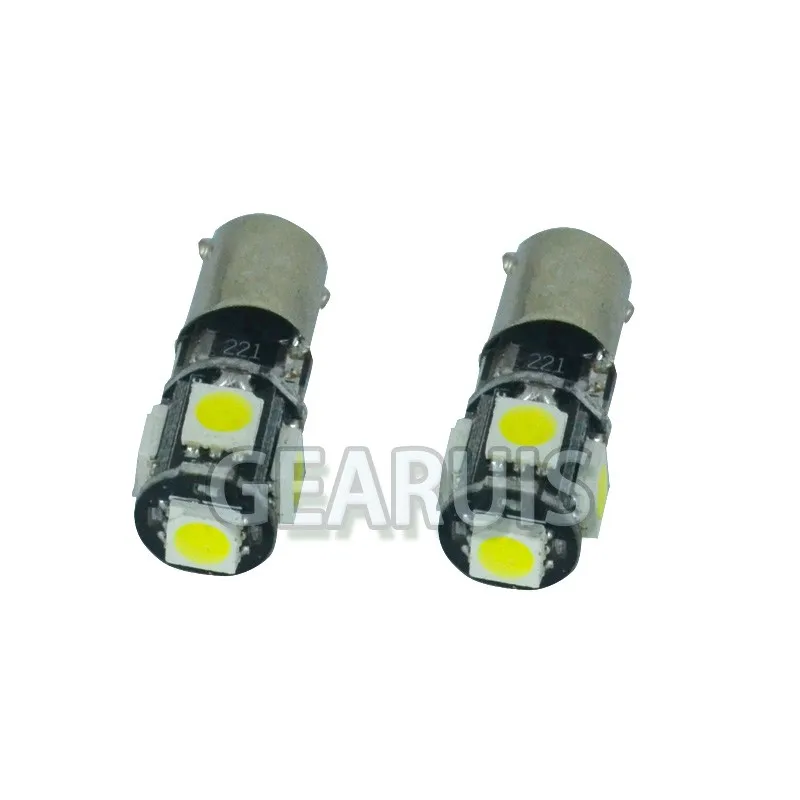 10X BA9S CANBUS 5 SMD 5050 LED 160MA T4W 5SMD без ошибок для интерьера автомобиля фонарь