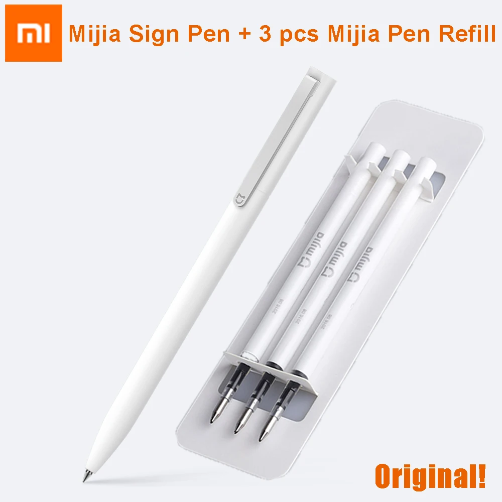 Оригинальная ручка для подписи Xiaomi Mijia 9 5 мм PREMEC гладкие швейцарские стержни MiKuni