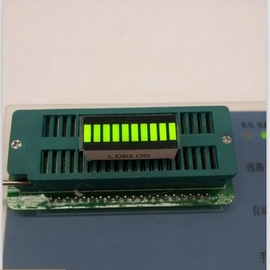 10-сегментный желтый зеленый светодиодный дисплей B10G | Электроника